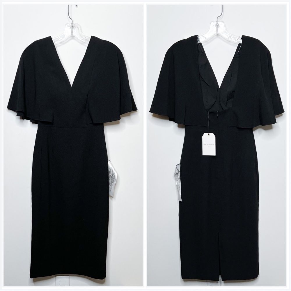 Dress The Population Louisa Flutter-Sleeve Dress - Picture 5 of 7